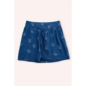 Loreak Mendian Abadie Blue Mini Skirt Size 6 | Printed Designer